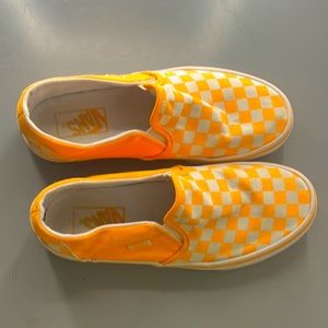 neon orange vans